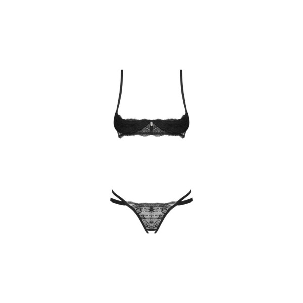 Nutris ensemble ouvert 2 pièces - Noir